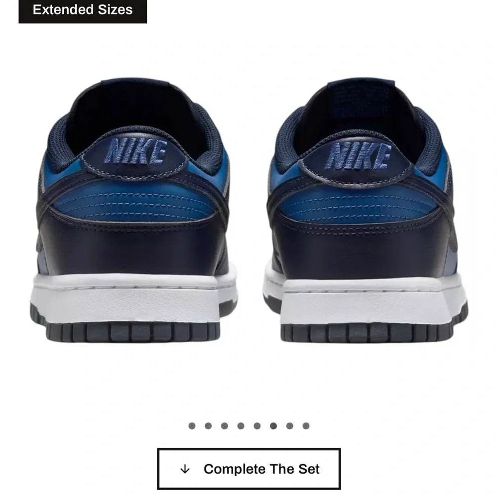 Nike Kids Sneakers in Blue and Black - Picture 5 of 8